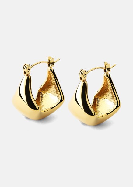 Pendientes Glow Hoop – 18k Chapados en oro