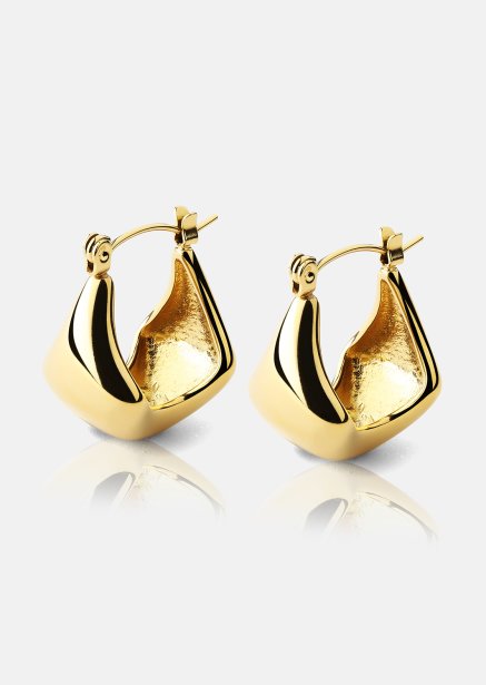 Pendientes Glow Hoop – 18k Chapados en oro