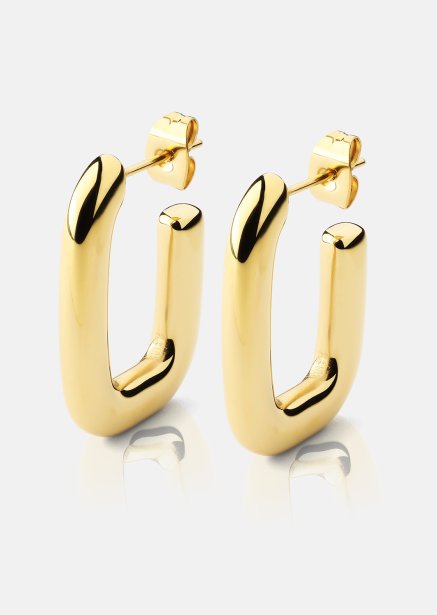 Pendiente Golden Flow - 18k Chapado en oro