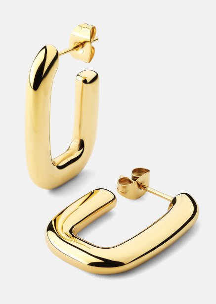 Pendiente Golden Flow - 18k Chapado en oro