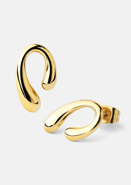 Pendientes Sculpture – 18k Chapados en oro