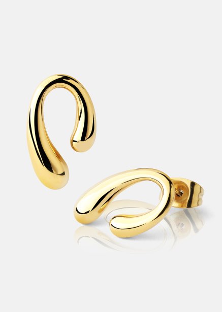 Pendientes Sculpture – 18k Chapados en oro