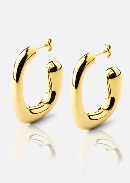 Pendiente Elegant Curve - 18k Chapado en oro