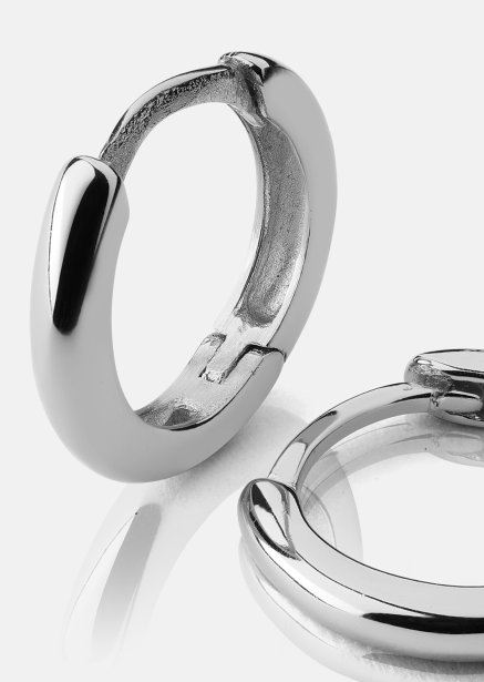 Pendientes Mini Hoops - Chapados en plata