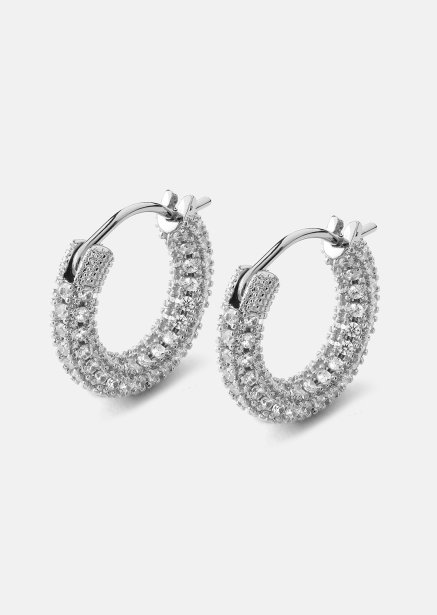 Elegans Pendiente - Chapado en plata