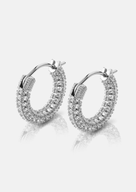 Elegans Pendiente - Chapado en plata