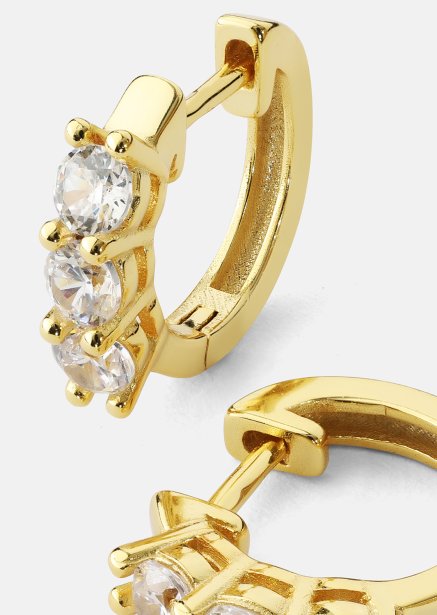 Pendiente Cirvia Spark - 18k Chapado en oro