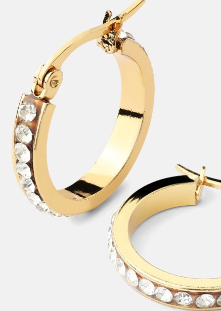 Pendiente CrystalGlow - 18k Chapado en oro
