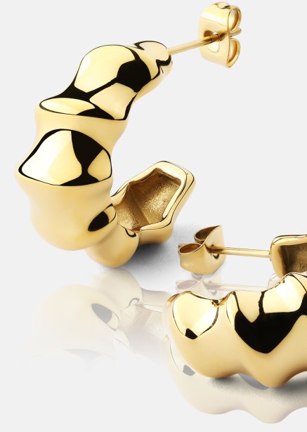 Pendientes Gaia – 18k Chapados en oro