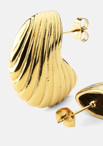 Pendiente Oceana - 18k Chapado en oro
