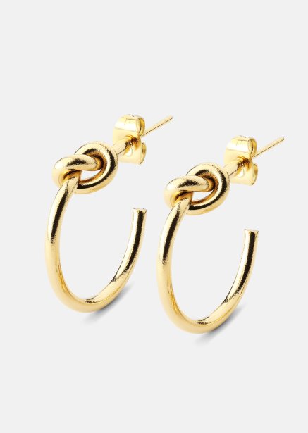 Loop Pendientes – 18k Chapados en oro