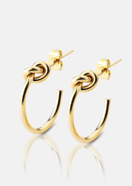 Loop Pendientes – 18k Chapados en oro