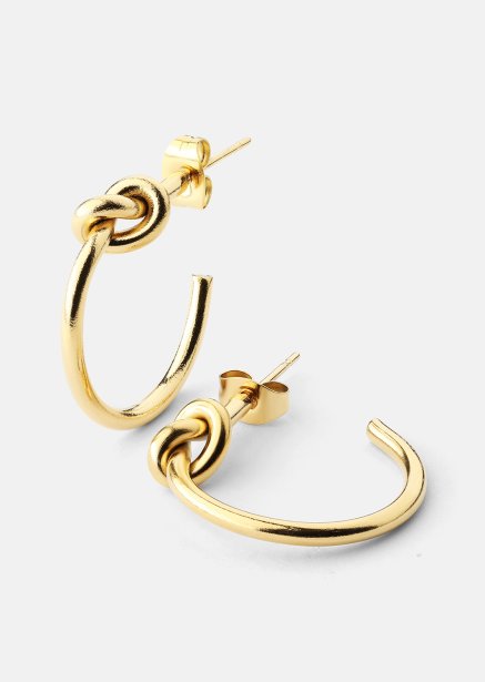 Loop Pendientes – 18k Chapados en oro