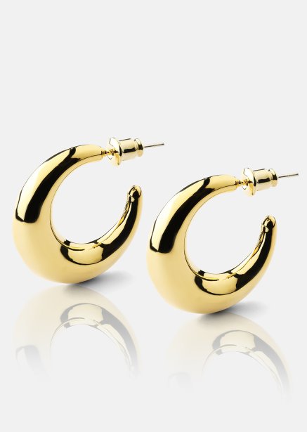 Loop Pendientes – 18k Chapados en oro