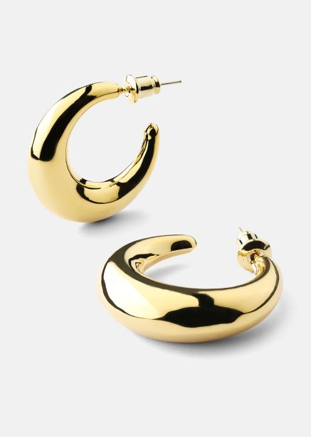 Loop Pendientes – 18k Chapados en oro