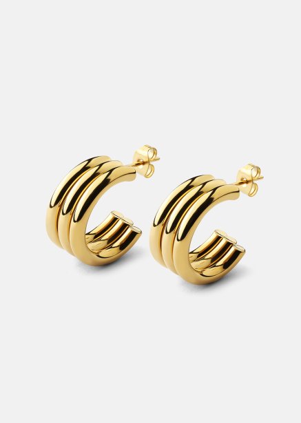 Riflia Pendiente - 18k Chapado en oro