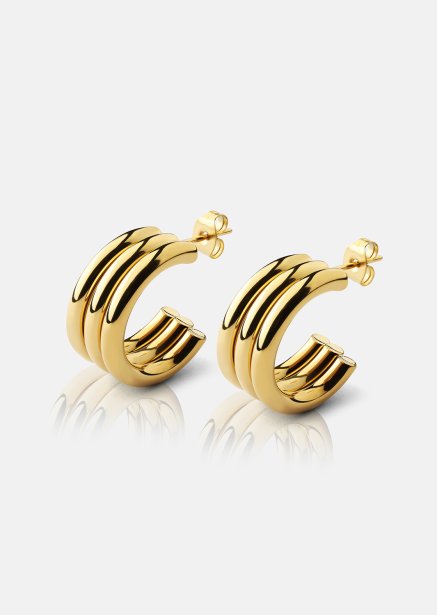 Riflia Pendiente - 18k Chapado en oro