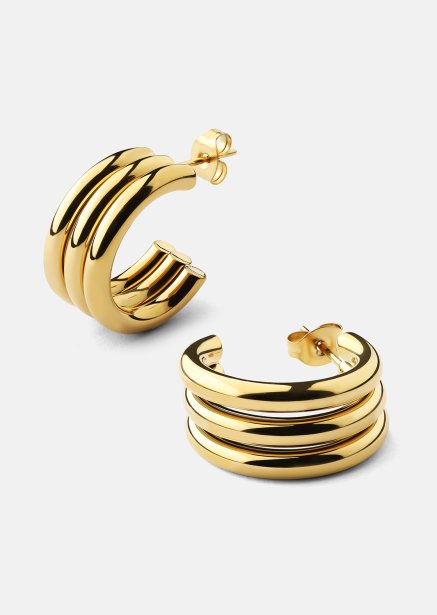 Riflia Pendiente - 18k Chapado en oro