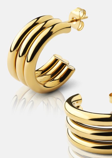 Riflia Pendiente - 18k Chapado en oro