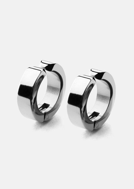 Pendiente Petite Hoop - Chapado en plata