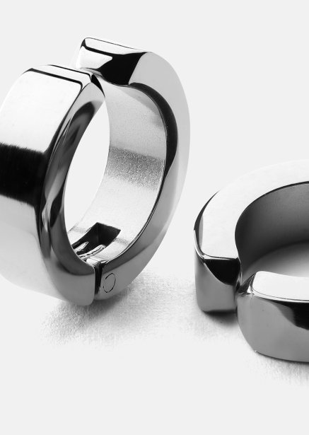 Pendiente Petite Hoop - Chapado en plata