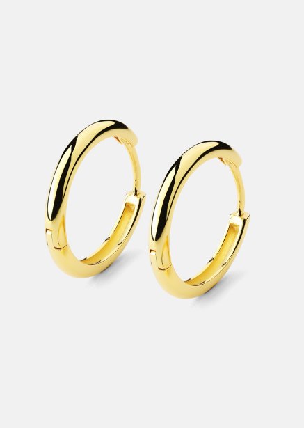 Pendiente Shine Hoops - 18k Chapado en oro
