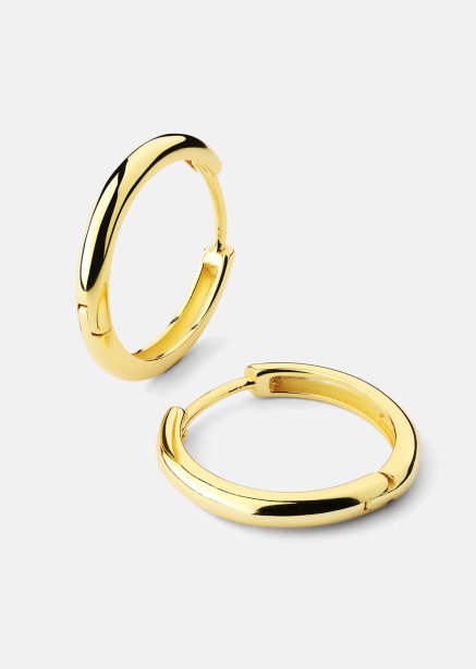 Pendiente Shine Hoops - 18k Chapado en oro