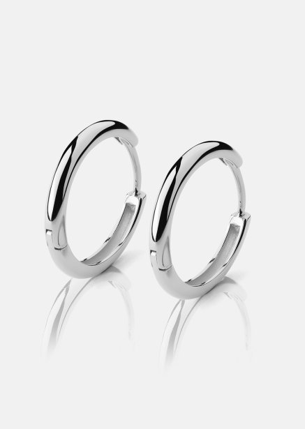 Pendiente Shine Hoops - Chapado en plata
