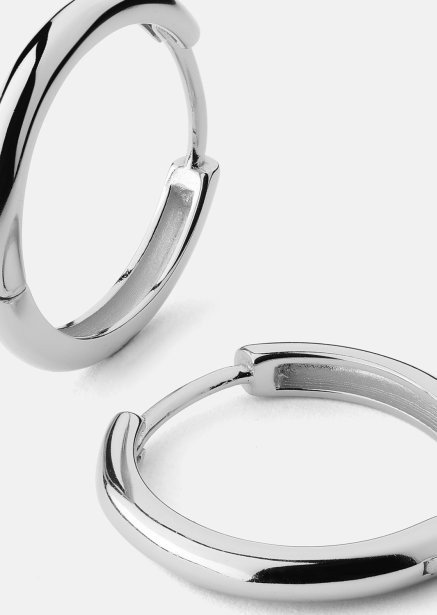 Pendiente Shine Hoops - Chapado en plata