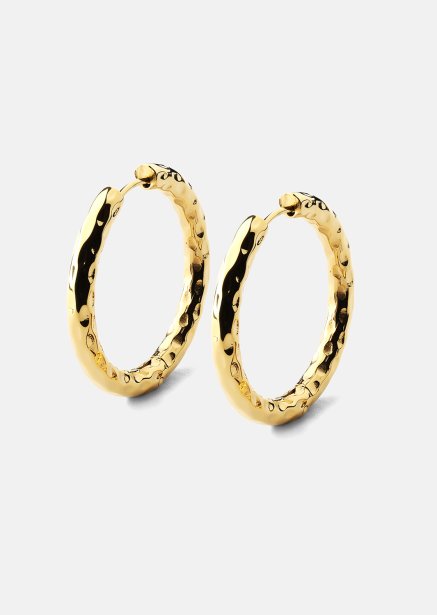 Pendiente Everyday Hoops - 18k Chapado en oro