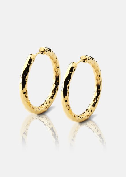 Pendiente Everyday Hoops - 18k Chapado en oro
