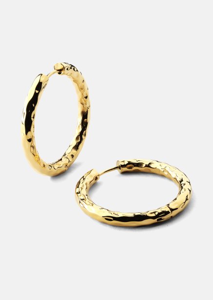 Pendiente Everyday Hoops - 18k Chapado en oro