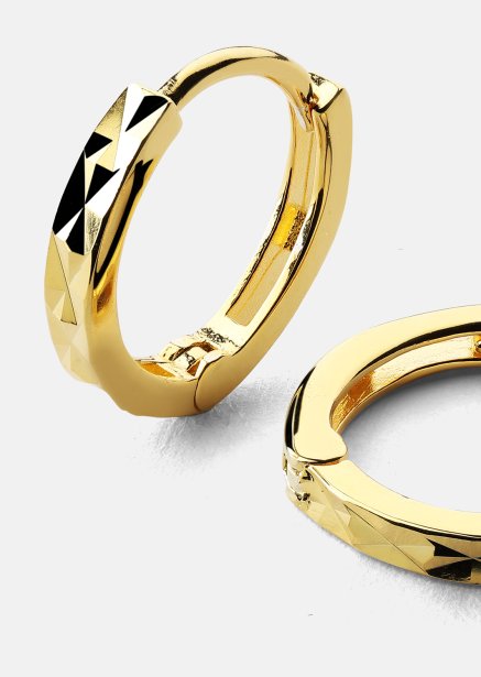 Anni Lu Pendientes – 18k Chapados en oro