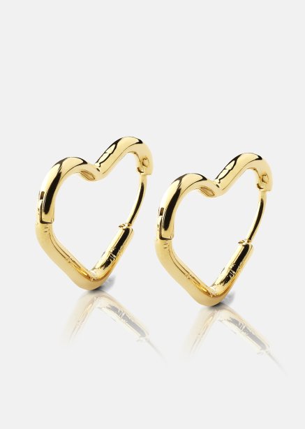 Pendiente Heart's Embrace - 18k Chapado en oro