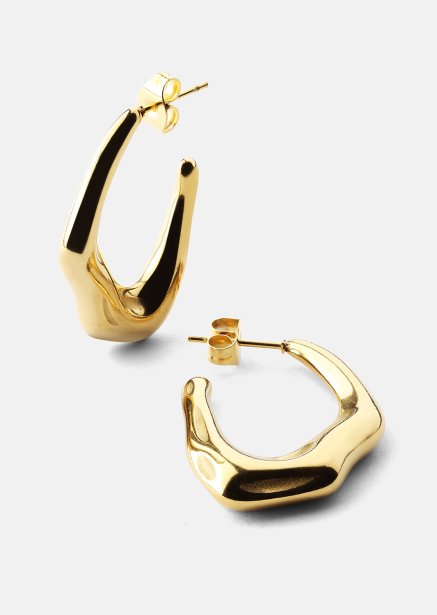 Pendiente Bold Drops - 18k Chapado en oro