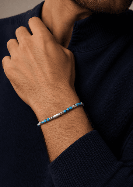 Pulsera de cuentas Azure Valor