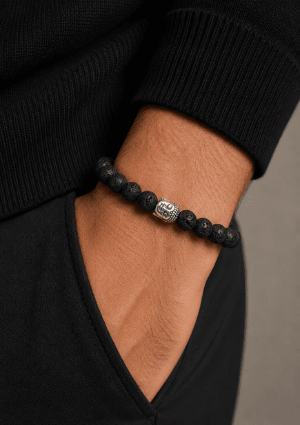 Pulsera de cuentas Ebon Guardian