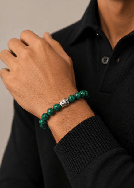Pulsera de cuentas Emerald Flare