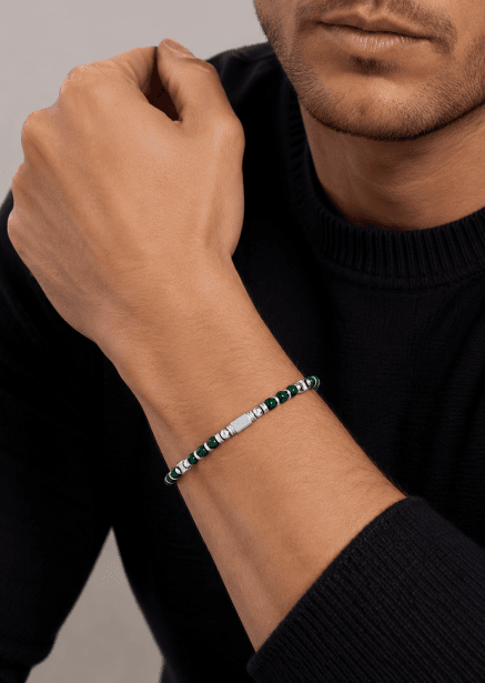 Pulsera de cuentas Emerald Rove