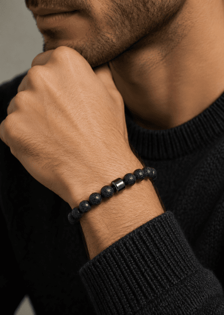 Pulsera de cuentas Ebon Majesty