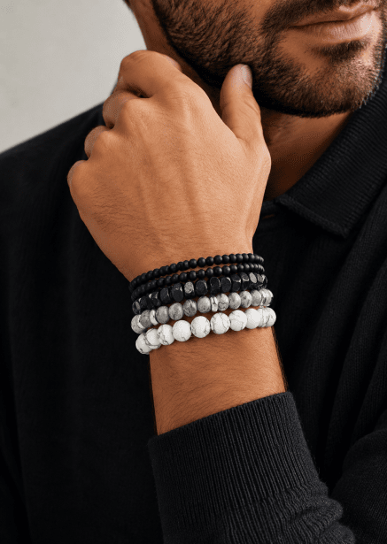 Pulsera de cuentas Obsidian Realm