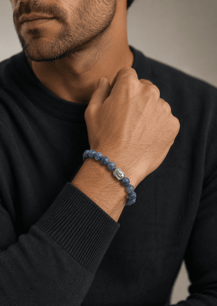 Pulsera de cuentas Obsidian Veil