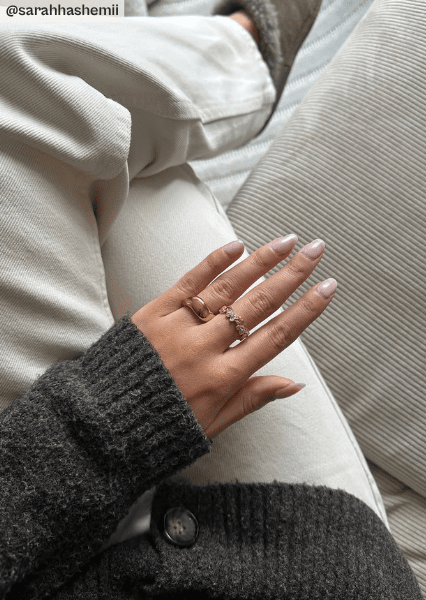 Anillo Flutter – 18k Chapado en oro
