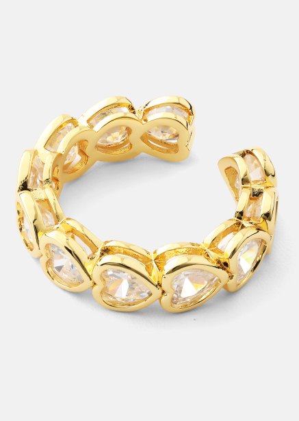 Anillo Heartfelt Love - 18k Chapado en oro