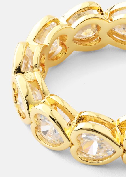 Anillo Heartfelt Love - 18k Chapado en oro
