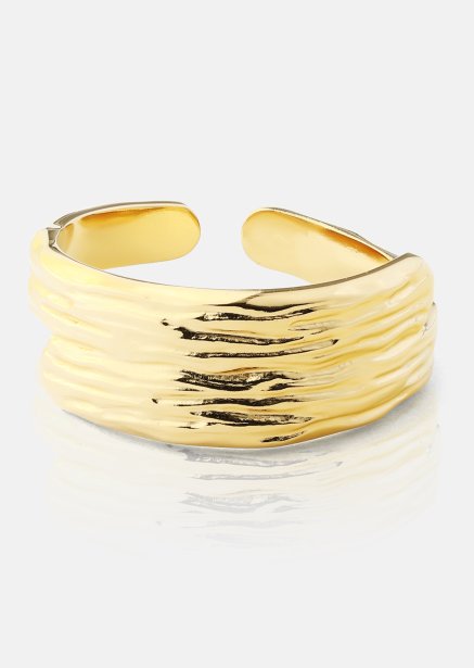 Wavena Anillo - 18k Chapado en oro
