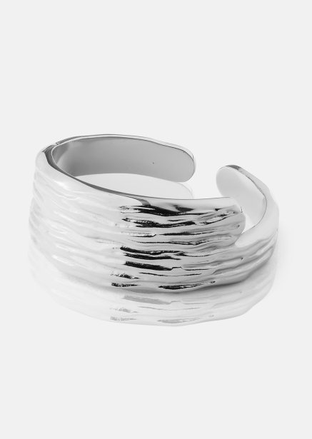 Wavena Anillo - Chapado en plata