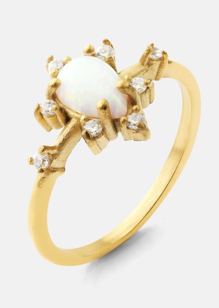 Anillo Gold Aurora - Chapado en oro de 18k
