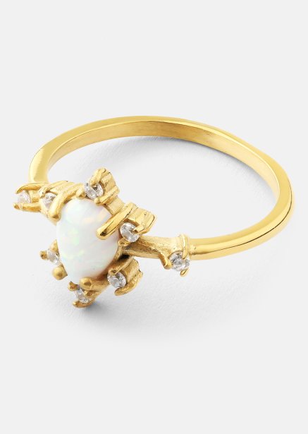 Anillo Gold Aurora - Chapado en oro de 18k
