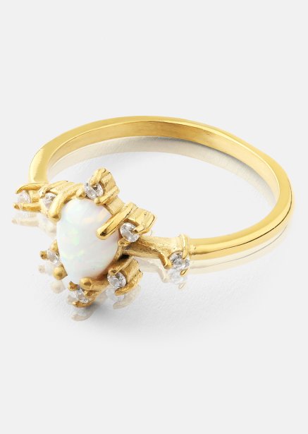 Anillo Gold Aurora - Chapado en oro de 18k